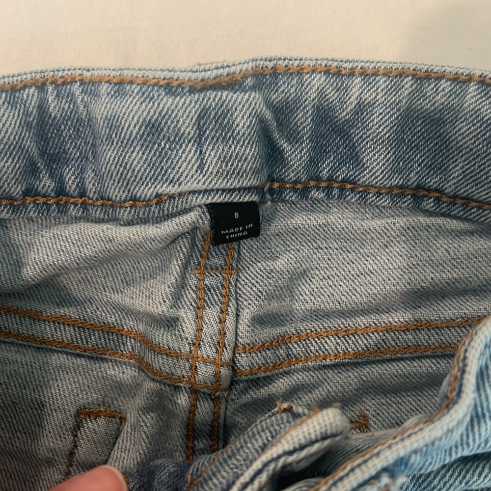 Embroidered Light Blue Jeans - Picture 3 of 4